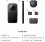 Insta360 X6 Essentials Bundle Midnight Black (CINSABXA-X603)