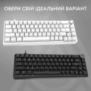 Ajazz AK690 Peach Mist Switch USB UA White (AK690-PM-W) (UA)