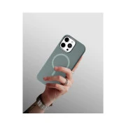 Чехол для мобильного телефона BeCover FIBRA Silicone OmniMag Apple iPhone 16 Pro Max Gray (716236) (UA)