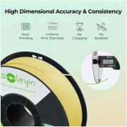 Пластик для 3D-принтера Creality Soleyin PLA ULTRA 1kg, 1.75mm, зелений світло (3301010508) (UA)