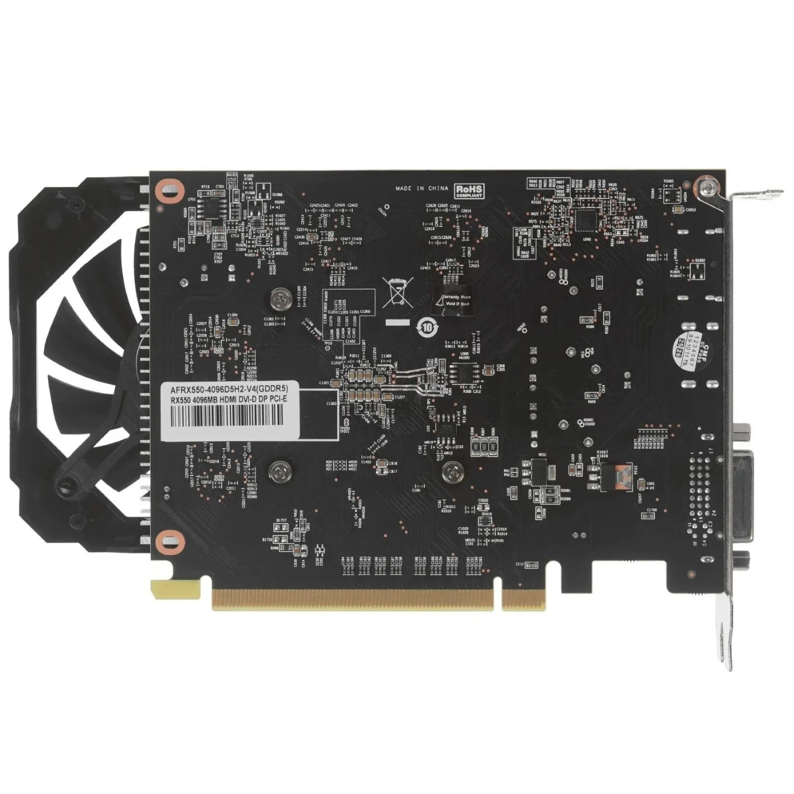 Afox Radeon RX 550 4Gb (AFRX550-4096D5H2-V4) (UA)