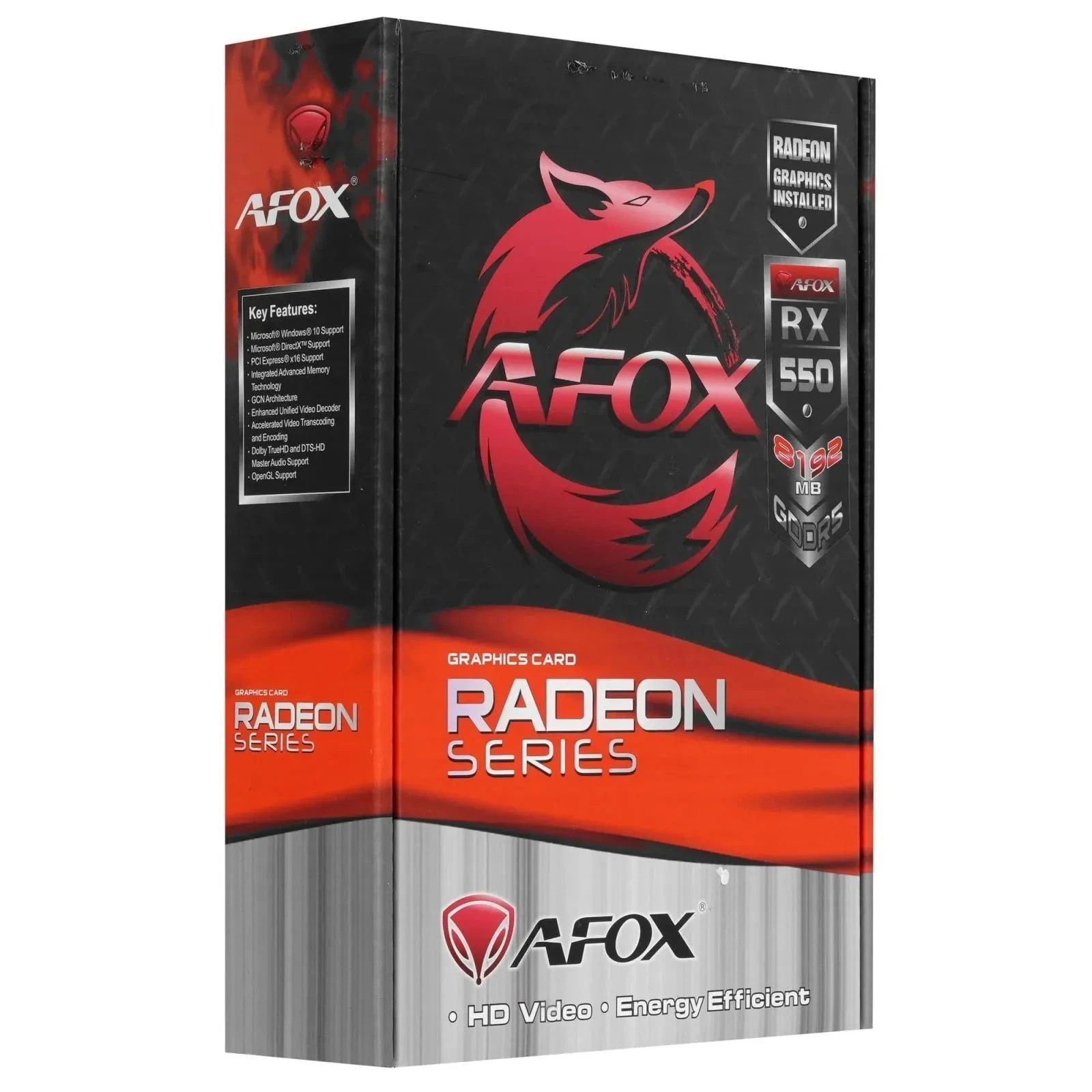 Afox Radeon RX 550 8Gb (AFRX550-8192D5H2-V2) (UA)