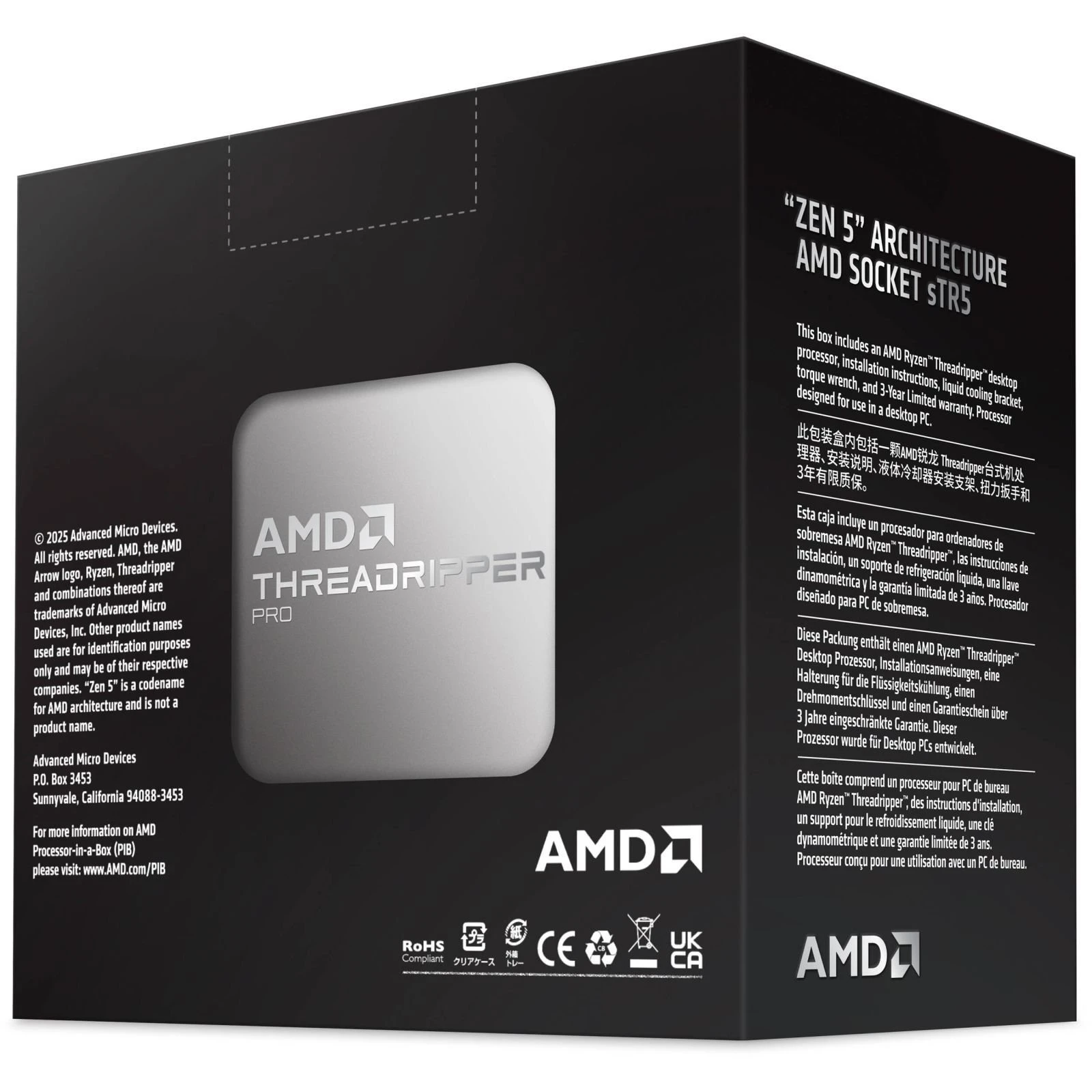AMD Ryzen Threadripper PRO 9975WX (100-100000723WOF) (UA)
