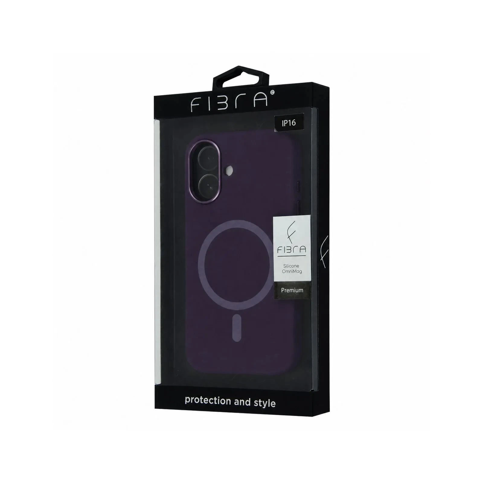 Чохол для мобільного телефону BeCover FIBRA Silicone OmniMag Apple iPhone 16 Dark Purple (716225) (UA)