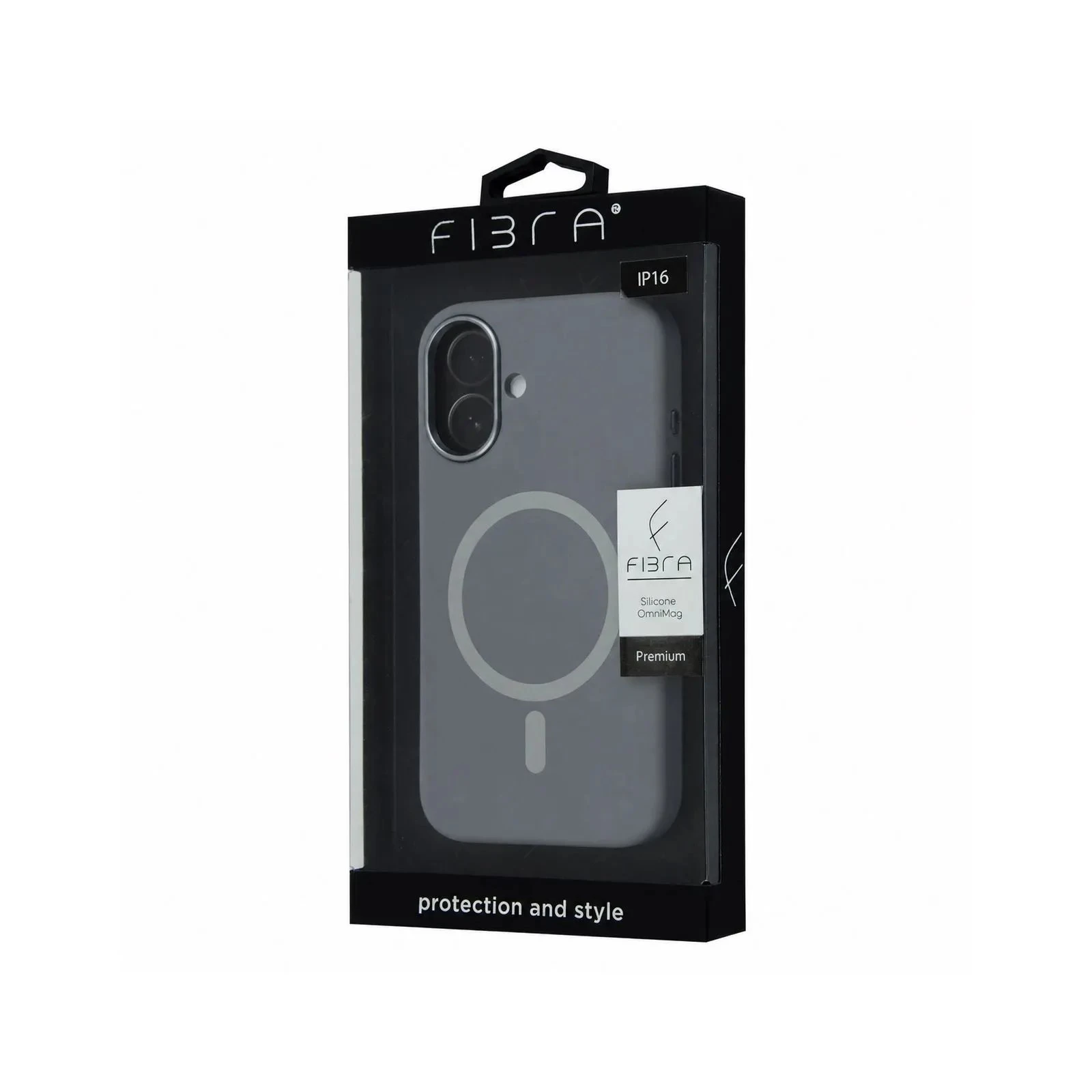 Чохол для мобільного телефону BeCover FIBRA Silicone OmniMag Apple iPhone 16 Gray (716227) (UA)