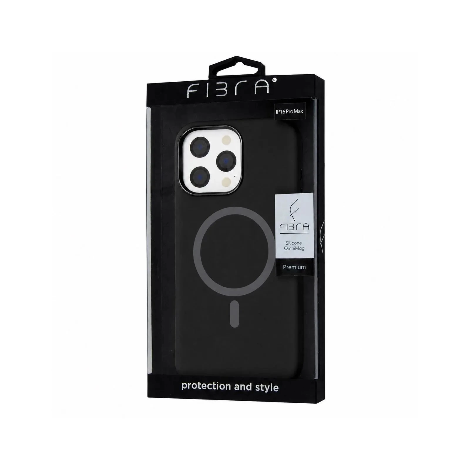 Чохол для мобільного телефону BeCover FIBRA Silicone OmniMag Apple iPhone 16 Pro Max Black (716232) (UA)