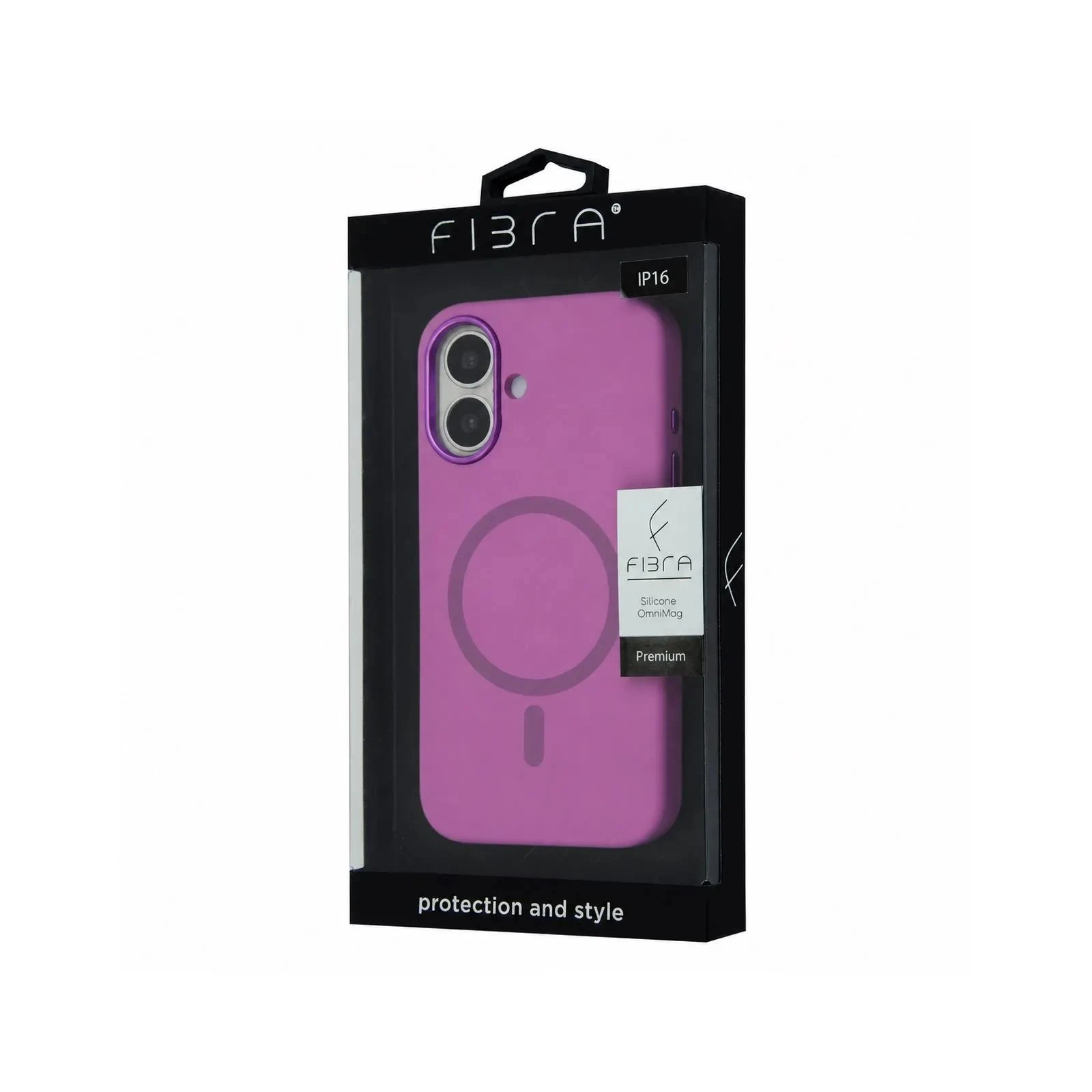 Чохол для мобільного телефону BeCover FIBRA Silicone OmniMag Apple iPhone 16 Purple (716231) (UA)