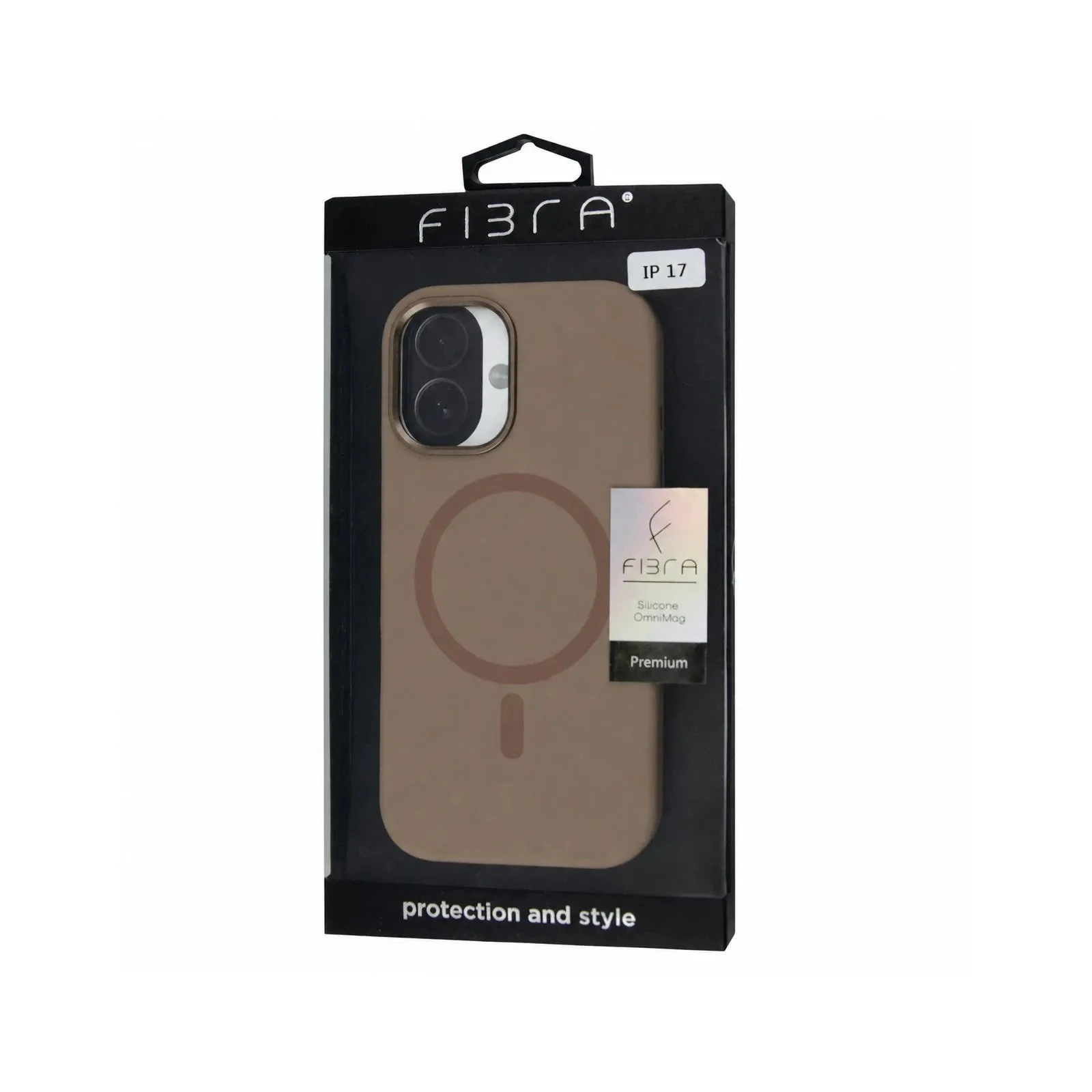 Чохол для мобільного телефону BeCover FIBRA Silicone OmniMag Apple iPhone 17 Brown (716196) (UA)