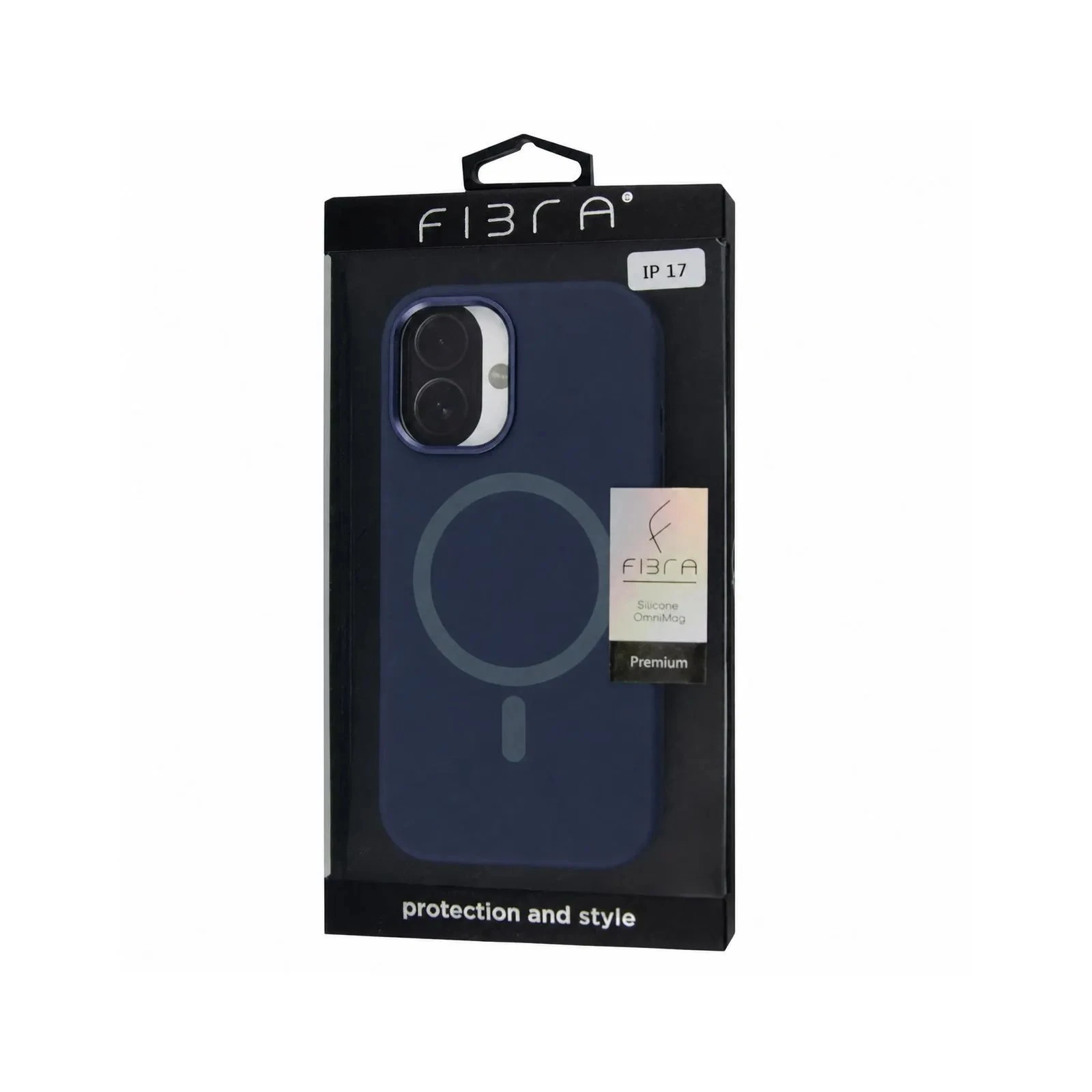 Чохол для мобільного телефону BeCover FIBRA Silicone OmniMag Apple iPhone 17 Deep Blue (716198) (UA)