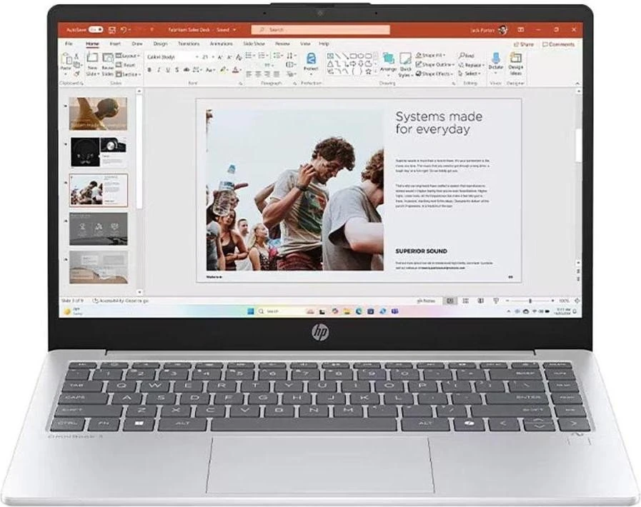 HP OmniBook 3 AI 14-ha0365nr Glacier Silver (BH4H2UA)