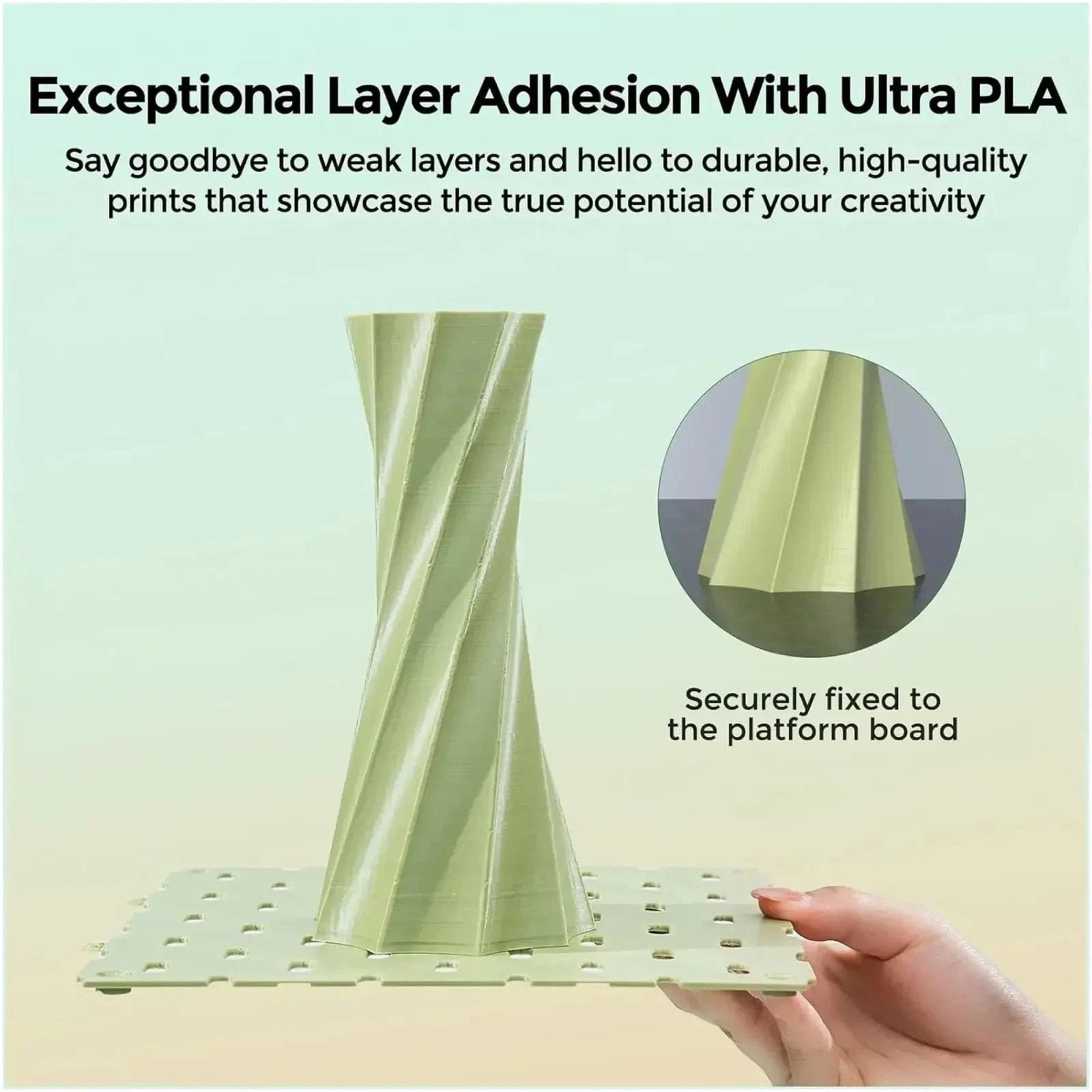 Пластик для 3D-принтера Creality Soleyin PLA ULTRA 1kg, 1.75mm, чорний (3301010500) (UA)
