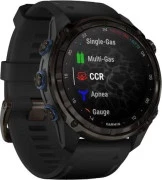 Смарт-часы Garmin Descent Mk3i 51mm Carbon Gray DLC Titanium with Black Silicone Band (010-02752-16) (UA)