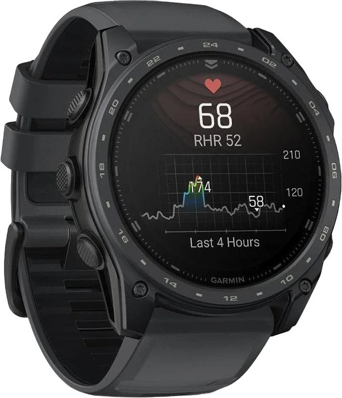 Смарт-часы Garmin tactix 8 - 51 mm AMOLED Cerakote Slate Grey w. Applied Ballistics Ultralight (010-04553-01) (UA) Линейка: tactix 8; Тип: Смарт-часы; iOS: