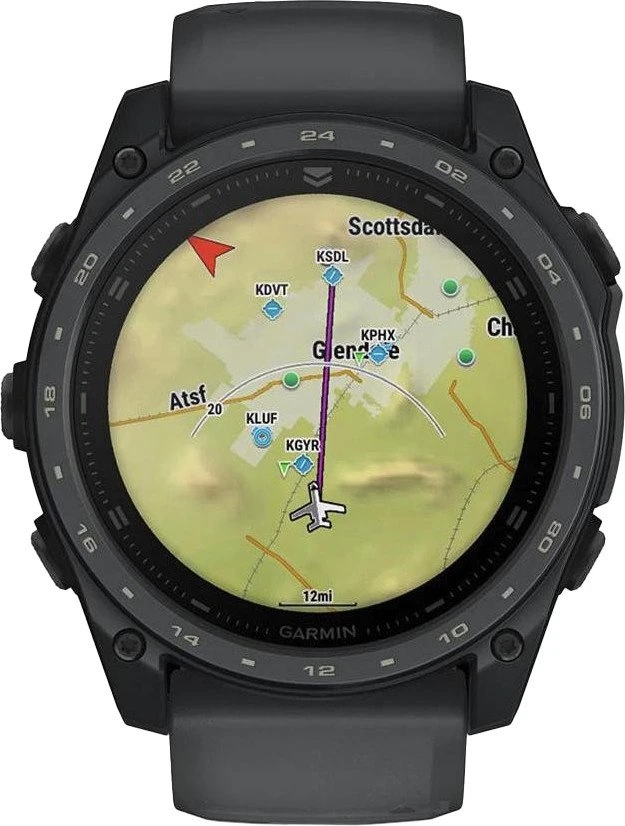 Смарт-годинники Garmin tactix 8 - 51 мм AMOLED Cerakote Slate Grey з Applied Ballistics Ultralight (010-04553-01) (UA)