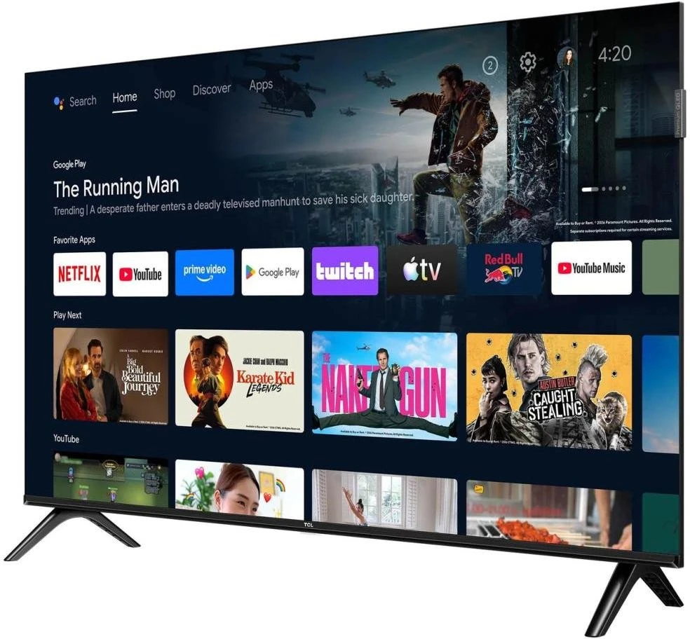 TCL 32S5L (UA) Тип: QLED телевизор; Диагональ,