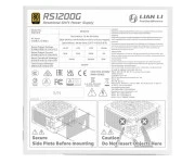 Lian Li RS Series 1200W 80 Plus Gold ATX 3.1 White (NELI-031/G9P.RS1200G.WH00.EU) EU