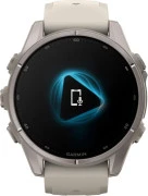 Смарт-часы Garmin Fenix 9 43mm Titanium with Fog Gray Silicone Band (010-04761-00/01)