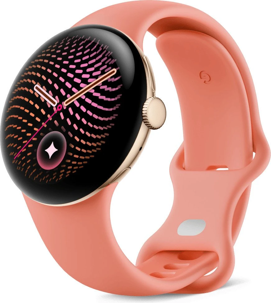 Смарт-гаджети Google Pixel Watch 5 41mm Wi-Fi Champagne Gold Aluminum case / Canyon Active Band