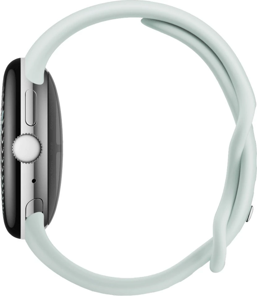 Смарт-часы Google Pixel Watch 5 41mm Wi-Fi Polished Silver Aluminum case / Fog Active Band
