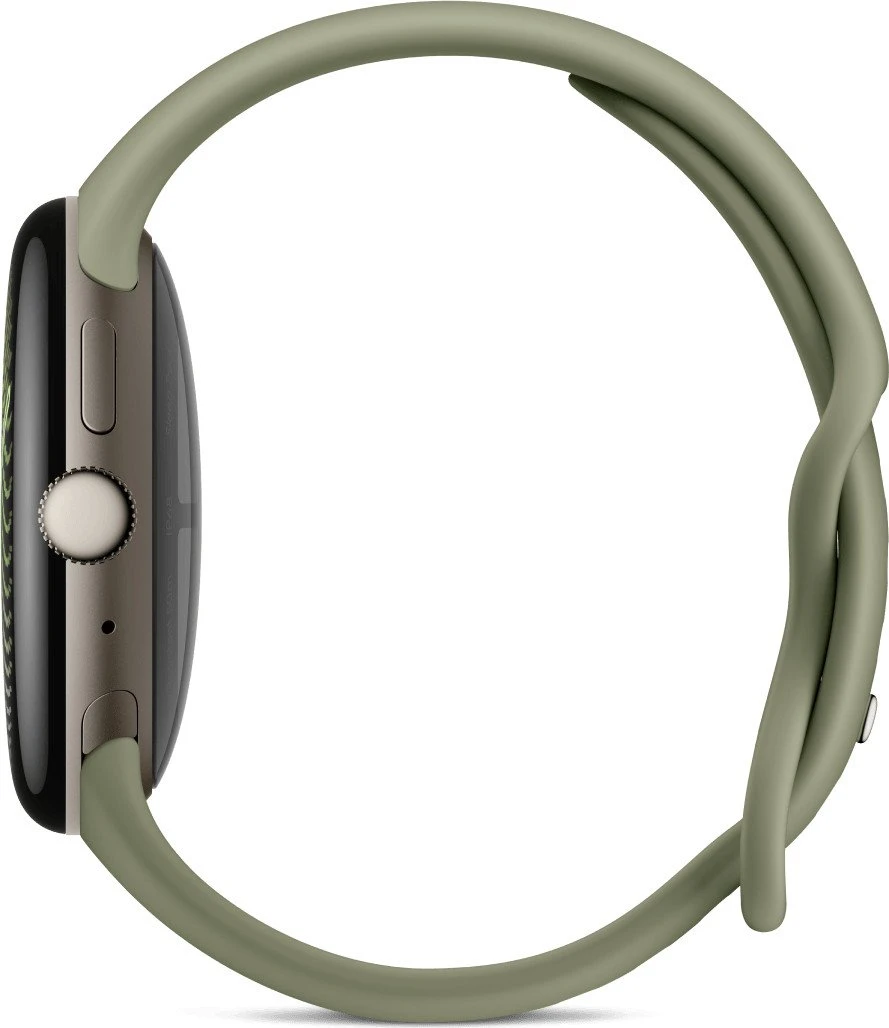 Смарт-годинники Google Pixel Watch 5 45mm LTE Satin Pyrite Aluminum case / Olive Active Band
