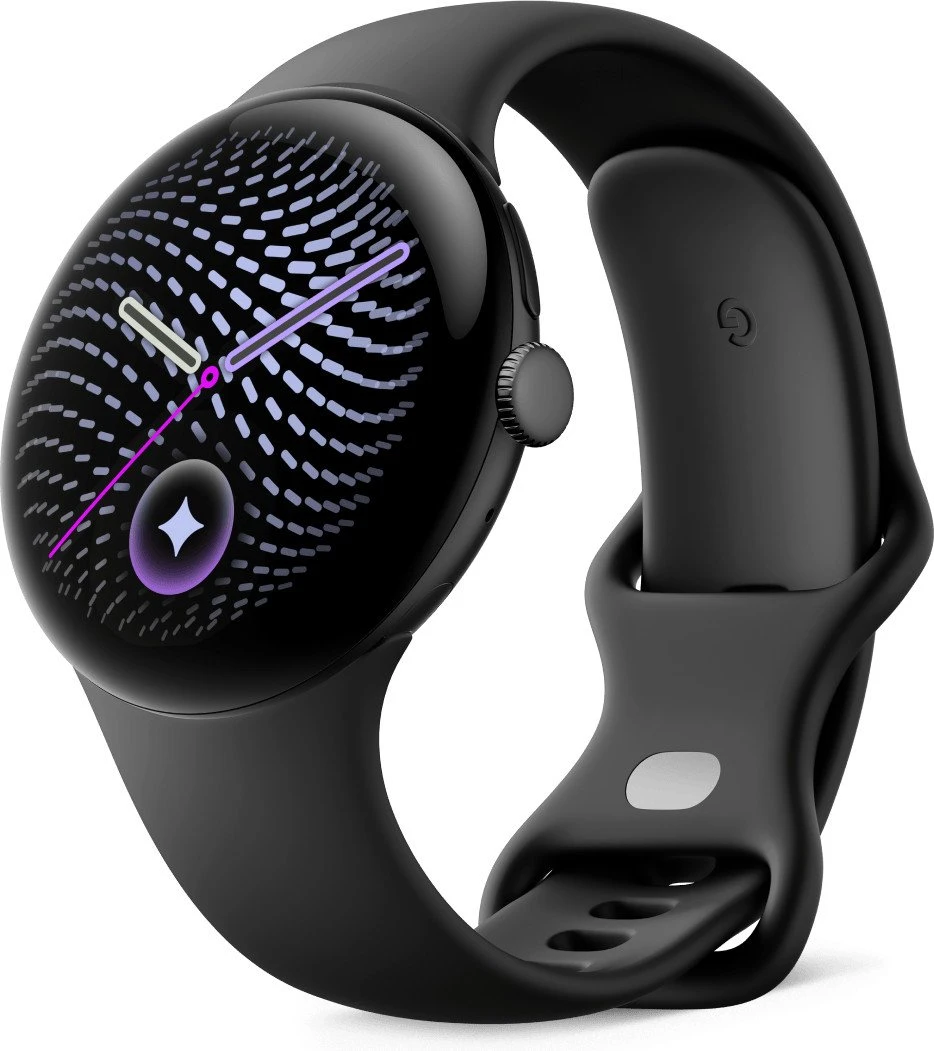 Смарт-годинники Google Pixel Watch 5 45mm Wi-Fi Матовий чорний алюмінієвий корпус / Обсидантовий Active Band