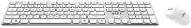 MSI Forge K210 Combo White (S11-43UA205-Y92) (UA) Тип: Комплект (клавіатура + миша);