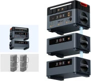 Дополнительная батарея для зарядной станции Oscal BP2400 Pro Expansion Battery (for PowerMax 2400 Pro) Gray