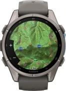 Смарт-часы Garmin Fenix 9 43mm Titanium with Pebble Gray Silicone Band (010-04761-10/11)