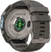 Смарт-часы Garmin Fenix 9 51mm Titanium with Pebble Gray Silicone Band (010-04763-00/01)