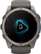Смарт-часы Garmin Fenix 9 51mm Titanium with Pebble Gray Silicone Band (010-04763-00/01)