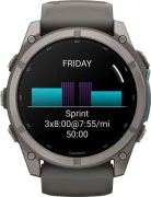 Смарт-часы Garmin Fenix 9 51mm Titanium with Pebble Gray Silicone Band (010-04763-00/01)