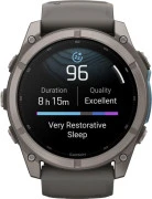 Смарт-часы Garmin Fenix 9 51mm Titanium with Pebble Gray Silicone Band (010-04763-00/01)