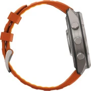 Смарт-часы Garmin Fenix 9 Pro inReach 47mm Titanium with Autumn Orange/Spark Orange Silicone Band (010-04336-00/01)
