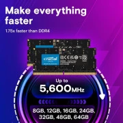 SoDIMM DDR5 64GB (2x32GB) 4800 MHz Micron (CT2K32G48C40S5)