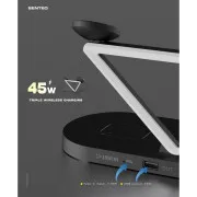 Док-станция SENTEO D1 5in1 45W Black