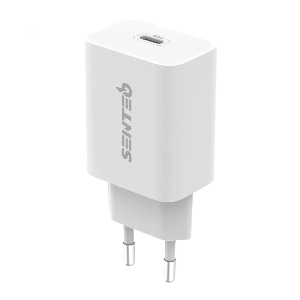 Мережевий зарядний пристрій SENTEO Z-08 USB-C PD 20W White