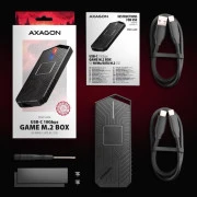 Карман внешний AXAGON USB-C 10Gbps metal box for M.2 NVMe & SATA SSD GAME (EEM2-GAM) (UA)