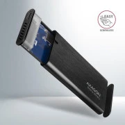 Карман внешний AXAGON USB-C 3.2 Gen 2 metal box for M.2 NVMe & SATA SSD RAW (EEM2-SB2) (UA)