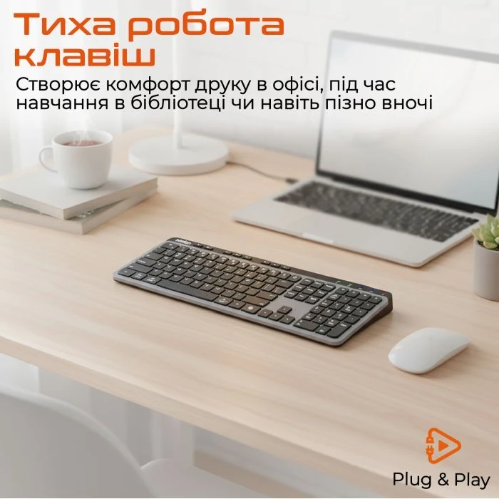 Meetion WK330 Wireless/Bluetooth Black (MT-WK330-A-RUA) (UA)
