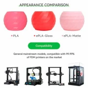 Пластик для 3D-принтера eSUN ePLA-Matte, 1,75мм, 1кг, mint (ePLA-Matte-P175MG1) (UA)