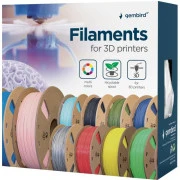 Пластик для 3D-принтера Gembird PETG, 1.75 мм, синій, 1 кг (3DP-PETG1.75-01-B) (UA)