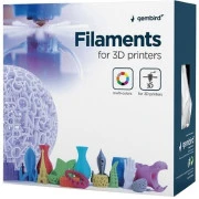 Пластик для 3D-принтера Gembird PLA, 1.75 мм, 1кг, Blue, Matte (3DP-PLA-01-MTNB) (UA)