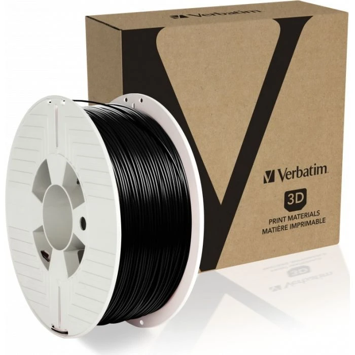 Пластик для 3D-принтера Verbatim PETG, 1.75 мм, 1 кг, чорний (55052) (UA)