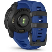 Смарт-часы Garmin Instinct 3, 45mm, AMOLED, Black with Bolt Blue Band, GPS (010-02936-03) (UA)