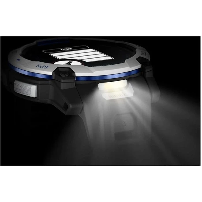 Смарт-часы Garmin Instinct 3, 50mm, Solar, Whitestone with Black Band, GPS (010-02935-03) (UA) Форма часов: круглые;