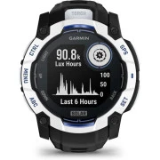 Смарт-часы Garmin Instinct 3, 50mm, Solar, Whitestone with Black Band, GPS (010-02935-03) (UA)