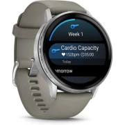 Смарт-часы Garmin Venu 4 (45mm), Black w/ Silver + Gray, GPS (010-03014-01) (UA)