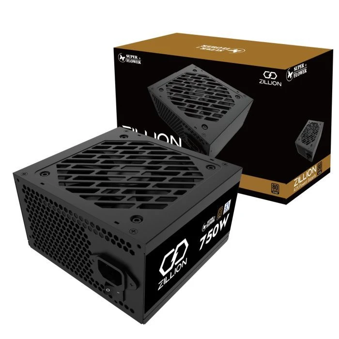 Super Flower 750W ZILLION DB (SF-750Z12DB(DA) ATX3.1) (UA) Потужність: 750 Вт; Сертифікація 80