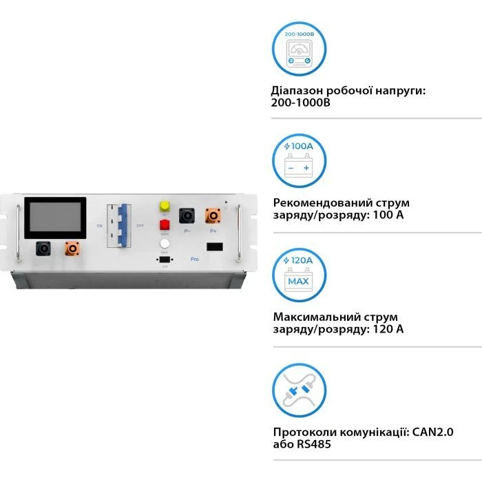BMS контролер Deye BMS BOS-G-PDU-2 (BOS-G-PDU-2) (UA)