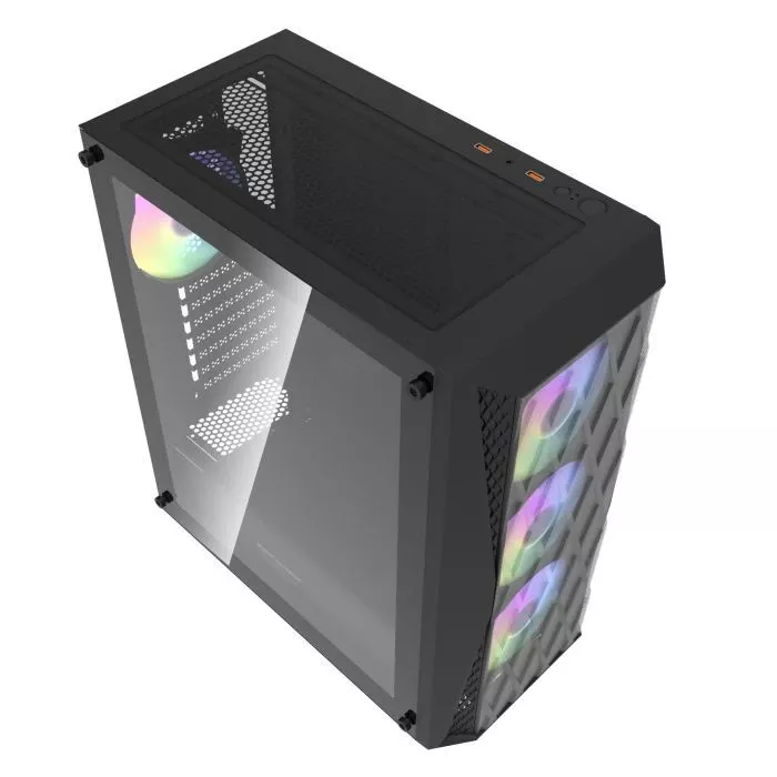 DARKFLASH DK352 BLACK (UA) Типоразмер: Miditower; Способ